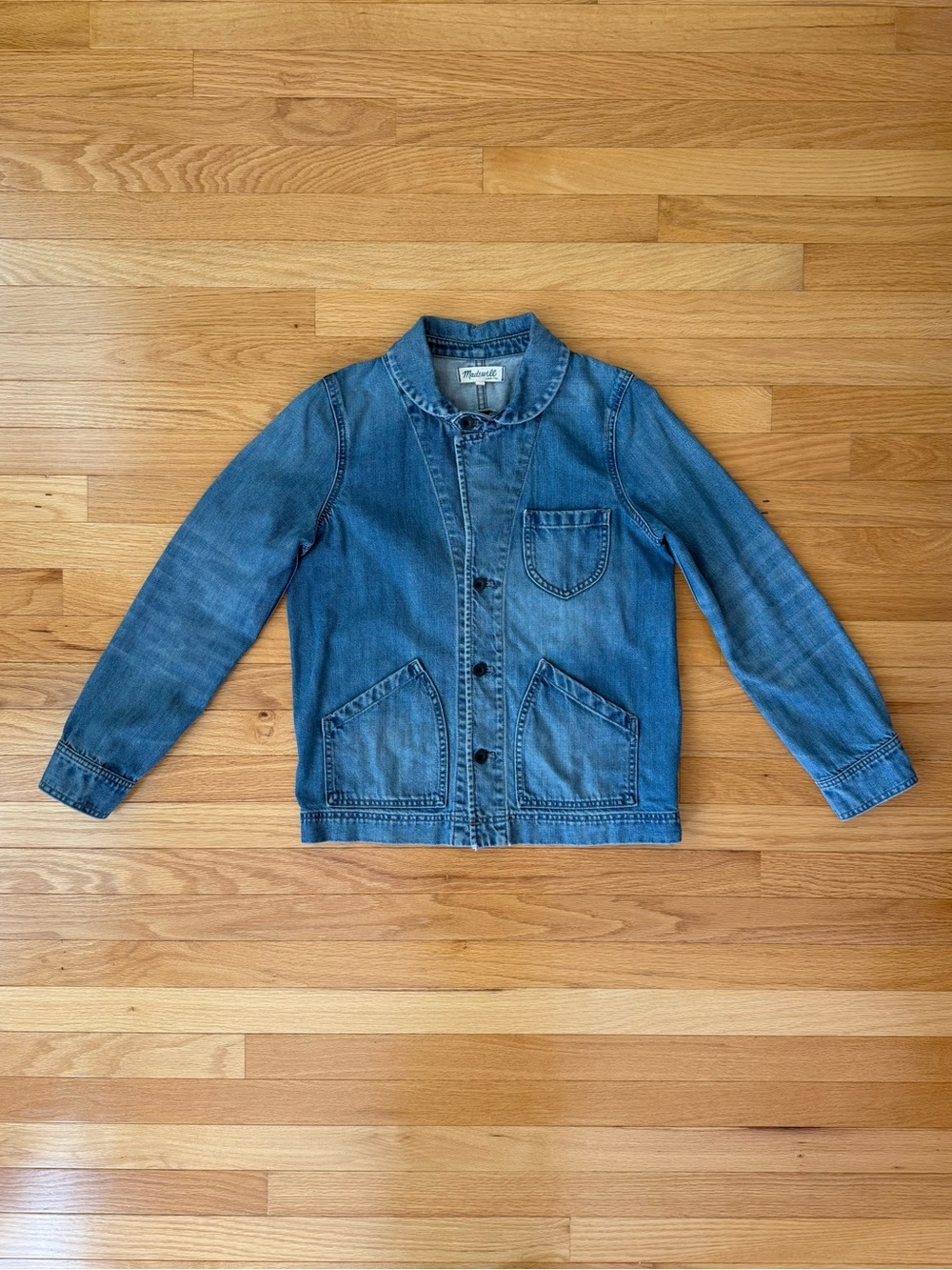 Madewell Women’s Denim Chore Coat in Size Small